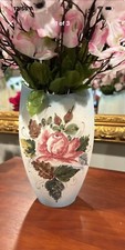 Hand Made & Painted Italian Vintage Mid Century  Ceramic Vase Pristine picture