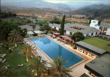 Marbella Costa Del Sol Spain Hotel Los Monteros huge pool aerial view postcard picture