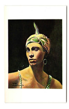 VASLAV NIJINSKY in SCHEHERAZADE vintage postcard unposted picture