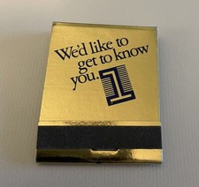 Vintage First National Bank Of Oregon* Matchbook Full Unstruck picture