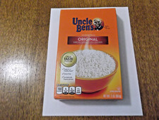 UNCLE BEN’S Original Rice Box Discontinued 2022 Excellent USA  picture