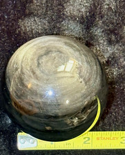 2 1/2” Inch Silver Sheen Obsidian Sphere-Amazing Specimen  picture