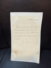 Alexandre Dumas, fils   - Autograph Letter Signed picture