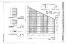 Baton Rouge Louisiana 1930s LSU Livestock Judging Pavilion Window Elevation picture
