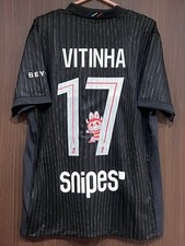 Paris Saint Germain Vitinha No 17 Black 4th Jersey Labubu Collaboration New From picture