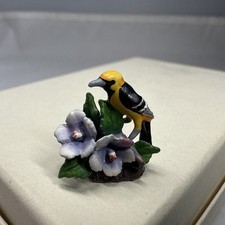 Goebel Olszewski 629-P Hooded Oriole Wildlife Bird Miniature Figurine 1989 picture