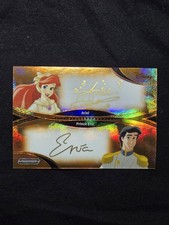 🏰 2025 Kakawow Phantom Disney Dual Auto #9 Ariel & Eric /50 picture