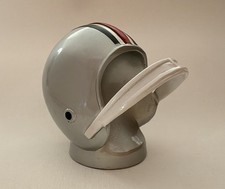 Ohio State Buckeyes Football Helmet Metal Scott Prod Bottle Opener Silver Vtg picture