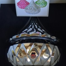 Hershey's Kisses Godinger Silver Tone Candy Dish Licensed Item #64658 UPC picture