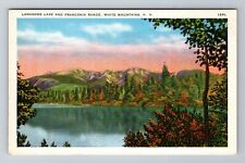White Mountains NH-New Hampshire, Lonesome Lake Franconia Range Vintage Postcard picture