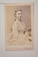 Princess Marie Portrait Ruffled Dress Heinr Graf Berlin c1870s Photo picture