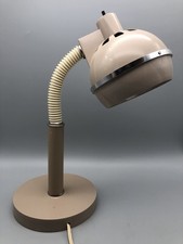 Vintage 1970s Eyeball Desk Lamp Retro Space Age Mid Century Cream Chrome Weldex picture