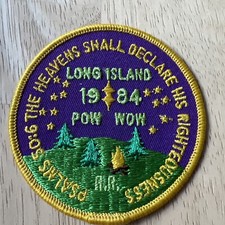 Vintage BSA 1984 Long Island Pow Wow Patch picture