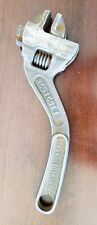 Vintage Keystone Mfg Wescott No. 80 Curved 10” Adjustable Wrench  picture