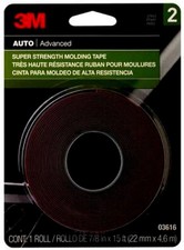 3M Super-Strength Molding Tape, 03616, 7 8 in x 15 ft, 1 Roll picture