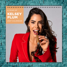 Kelsey Plum 2027 Wall Calendar 12 Month Celebrity Photo Fan Collectible picture