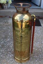 Brass Red Comet Fire Extinguisher   **EMPTY** picture
