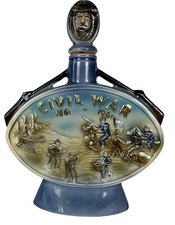 Vintage 1961 Jim Beam Civil War Centennial 1861-1961 Whiskey Decanter Empty picture