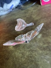 Swarovski Crystal Butterfly on Leaf 182920 Secret Garden Not Broken Unglued picture