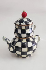 Mackenzie Childs Courtly Check High Tea Set picture