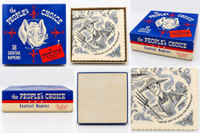 Vintage The People's Choice Richard Taylor 36 Cocktail Napkins Political Humor picture