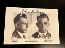 John Dillinger Hair Strand Worn and Soil Relic Collectible Mafia Gangster picture