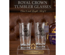 Crown Royal Crystal Whiskey Glasses 6