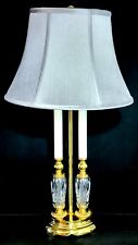 Waterford Bouillotte-style Lismore Pattern Fine Cut Crystal Table Lamp - MINT picture