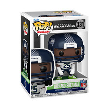 Funko POP NFL Legends Richard Sherman Seattle Seahawks Figure #331  w/ Protector picture