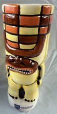 Norwegian Cruise Line Ceramic Handpainted Tiki Mug Ancient Tiki God Souvenir  picture