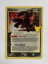 Pokémon TCG Umbreon Gold Star 17/17 Celebrations Classic Collection NM Condition picture