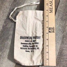 Vintage Small Canvas SHADOWLINE PAYDAY Bag Watauga Industries Inc North Carolina picture