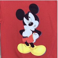 Vtg 90s Disney Mickey Mouse Sweatshirt Lg Thinking Graphic Unlimited Leigh M / L picture