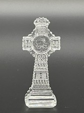 24% Lead Crystal Galway Crystal Celtic Cross By: Galwayirish Crystal picture