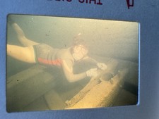 1991 Photo Slides Divers Scuba Diving At A Sunken Ship Lot Of 20 picture
