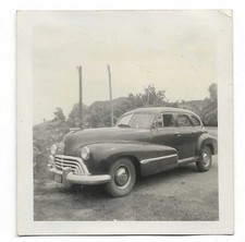 1951 Auto Wreck•Before&After 6 Photo Lot '46 Oldsmobile•Nebraska•Front Collision picture