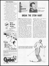 1959 Don Schwartz Photo Lookout Mt. Ski School Virginia MN Ski Article Print Ad picture