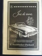 Vintage Classic Mercedes Benz Studebaker Packard Automobile Advertisement picture