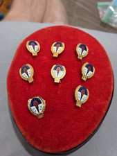 Vintage D.A.N.K. German-American National Congress 10 Year Service Pin Gold Tone picture