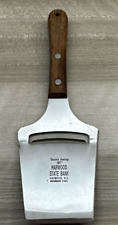 1982 Vtg MCM Vernco Cheese Plane Slicer Stainless Wood Handle Japan Local Etch picture