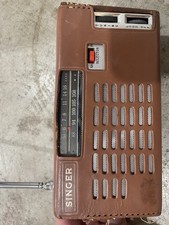 Vintage Singer transistor radio - For Part Or Repair picture