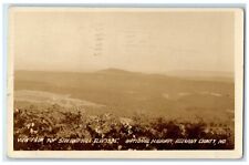1942 View From Top Sideling Hill Alleghany County Maryland RPPC Photo Postcard picture