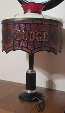 Vintage 1970s Dodge Brothers Detroit USA Promotional Desk Plastic Lamp WORKS picture