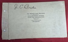 Pennsylvania RR Standard Signal Material Plans & Specifications Manual picture