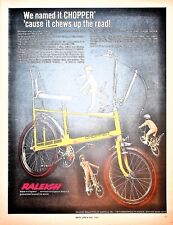 Original 1969 Raleigh Bicycle Ad: We named it CHOPPER... picture