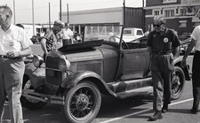 sl47 Negative 1960's Waco Texas  Antique Car Show Model A Roadster 325a picture