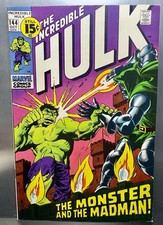 The Incredible Hulk 144 Marvel Comics October 1971  👀 BEAUTIFUL COMIC 👀 Est.VF picture