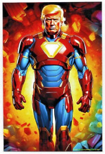 DONALD TRUMP IRON MAN ROOKIE TRADING CARDS ACEO ART CARD CLASSICS SIGNATURES picture