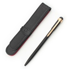 Good Montblanc Scenium Black Brass Rollerball Pen Push Button Pre-Owned picture