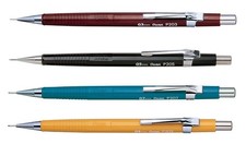 Pentel P200 Mechanical Pencil Set 4 Count 0.3mm 0.5mm 0.7mm 0.9mm Precision W... picture